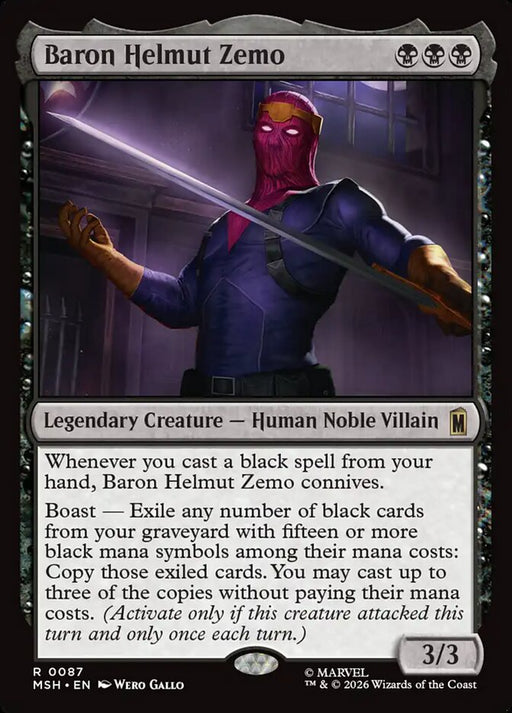 Baron Helmut Zemo - Legendary (Foil)