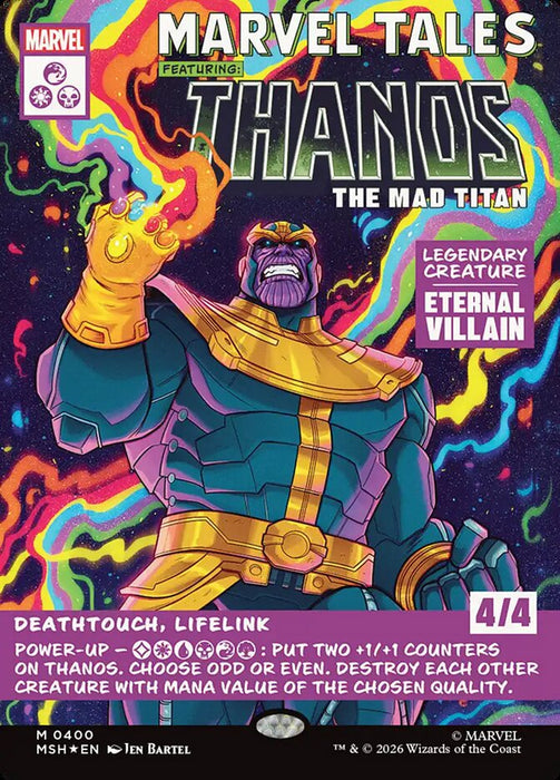 Thanos, the Mad Titan - Borderless - Legendary (Foil)