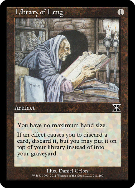 Library of Leng - Retro Frame