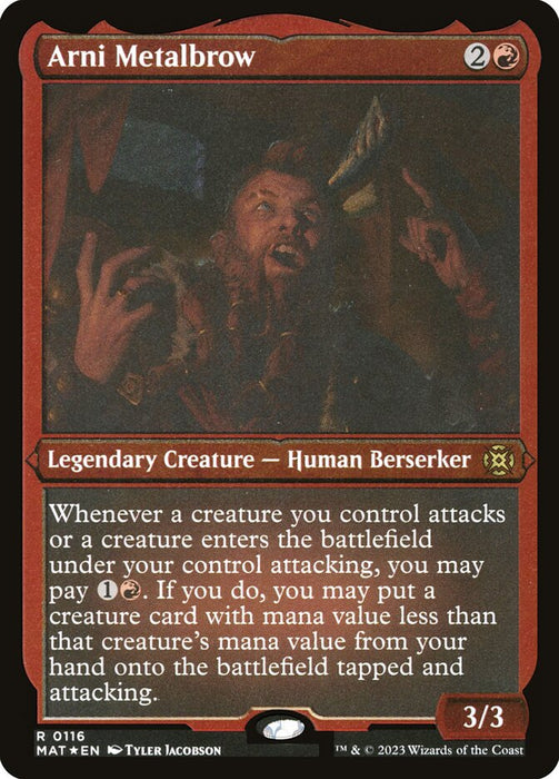 Arni Metalbrow - Etched - Inverted - Legendary - Etched (Foil)