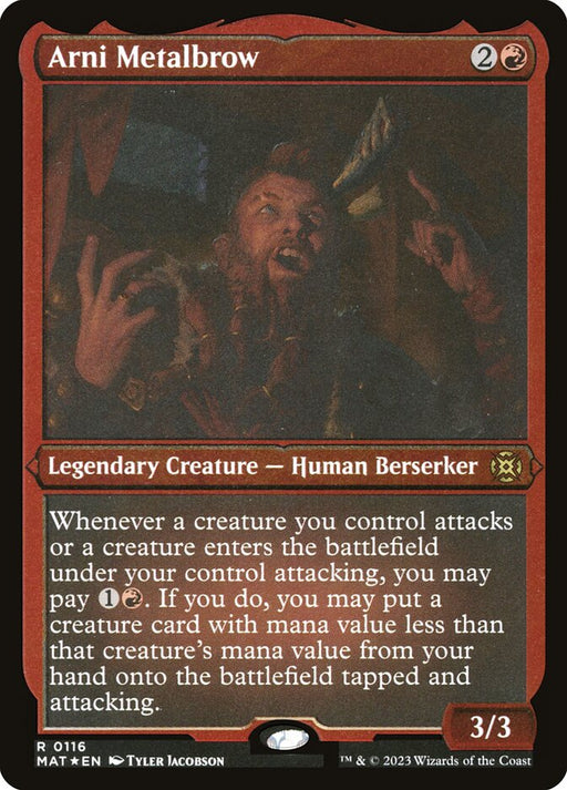 Arni Metalbrow - Etched - Inverted - Legendary - Etched (Foil)