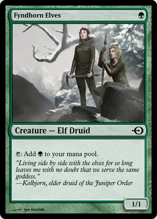 Fyndhorn Elves (Foil)