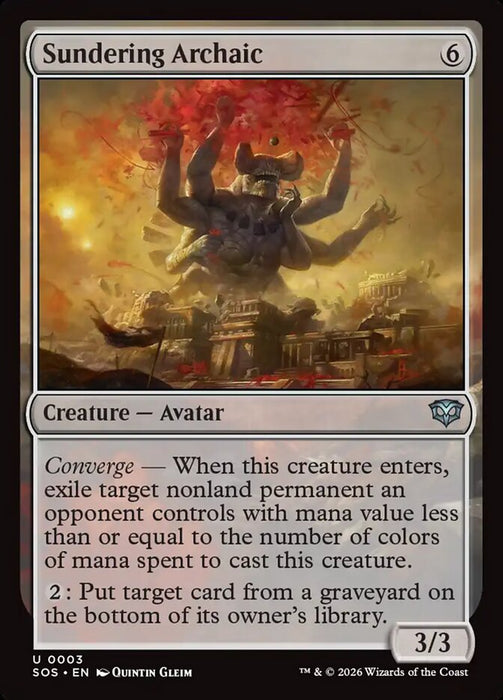 Sundering Archaic (Foil)