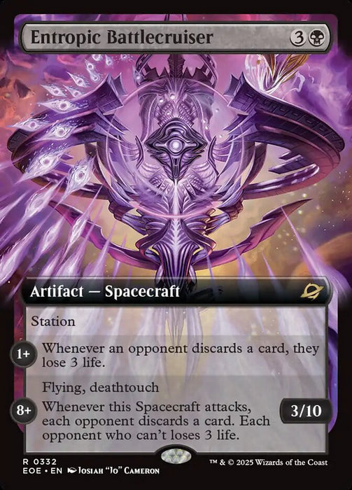 Entropic Battlecruiser - Extended Art (Foil)