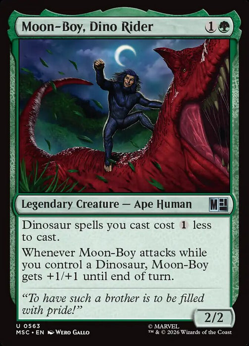 Moon-Boy, Dino Rider - Legendary