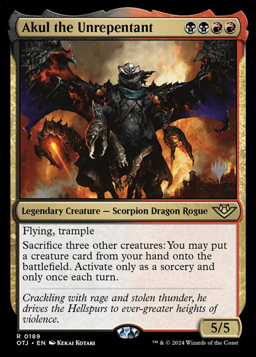 Akul the Unrepentant - Legendary (Foil)