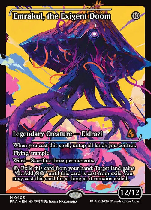Emrakul, the Exigent Doom - Full Art - Showcase (Foil)