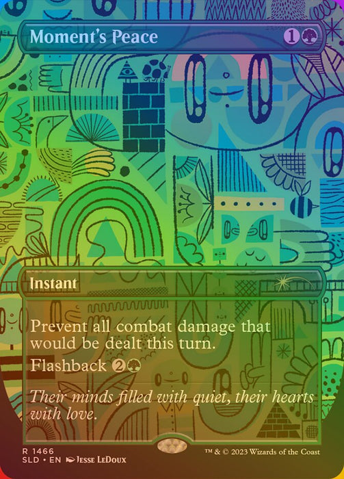 Moment's Peace - Borderless - Inverted (Foil)