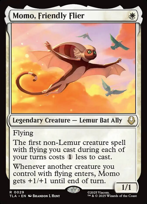 Momo, Friendly Flier - Legendary (Foil)
