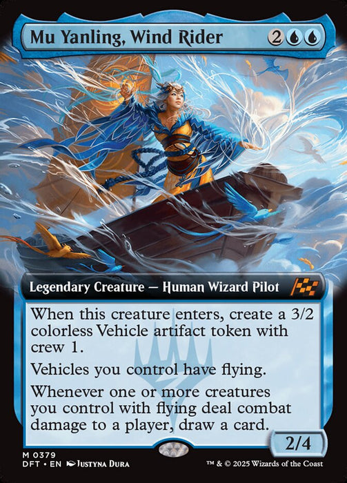 Mu Yanling, Wind Rider - Legendary - Extended Art