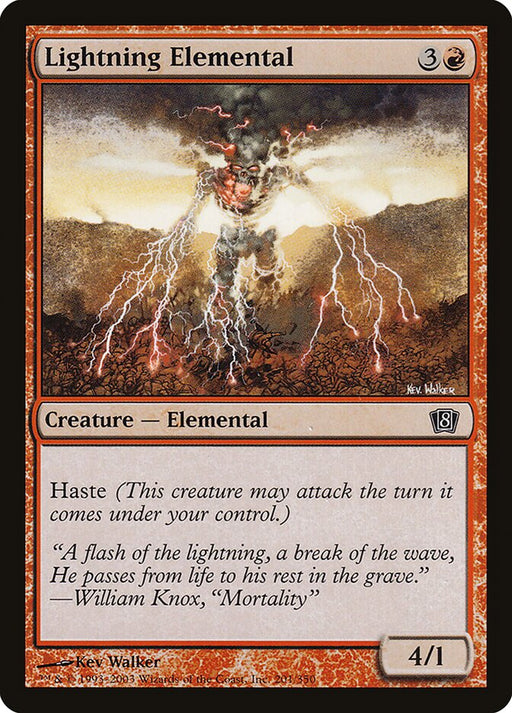 Lightning Elemental (Foil)