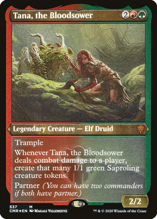 Tana, the Bloodsower - Etched - Inverted - Legendary - Etched (Foil)