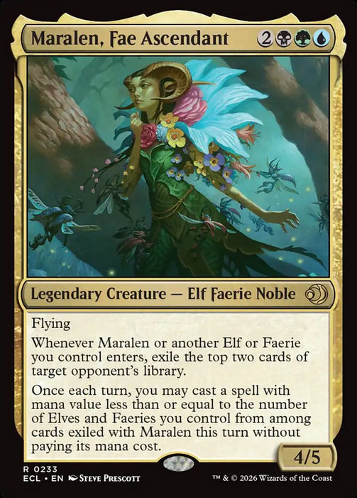 Maralen, Fae Ascendant - Legendary (Foil)