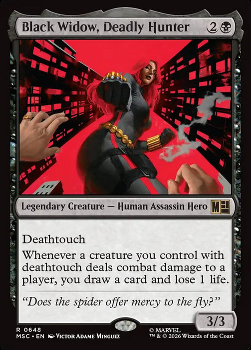 Black Widow, Deadly Hunter - Legendary (Foil)