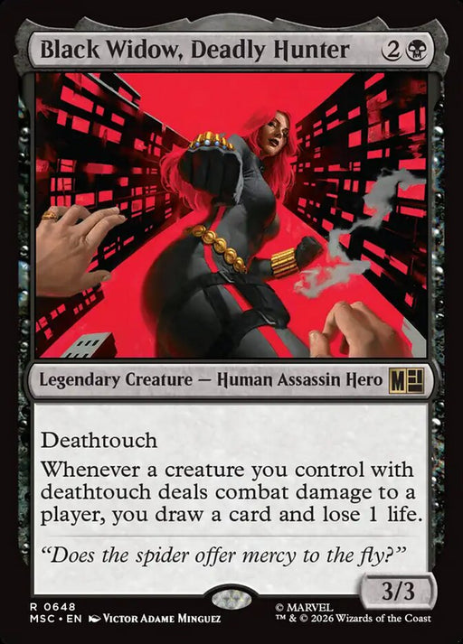 Black Widow, Deadly Hunter - Legendary (Foil)