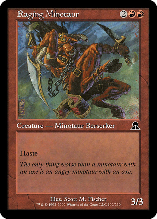 Raging Minotaur (Foil)