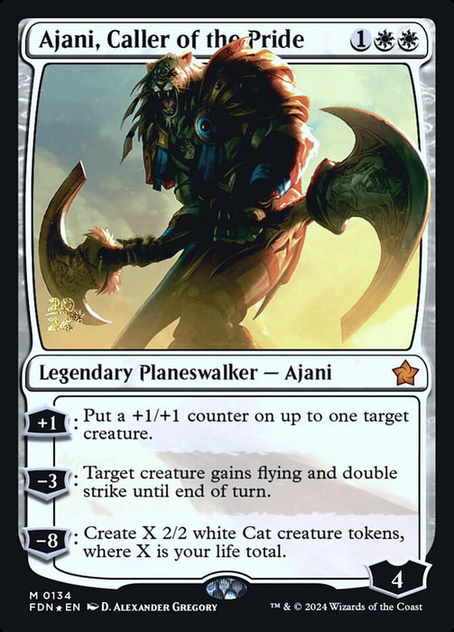 Ajani, Caller of the Pride (Foil)