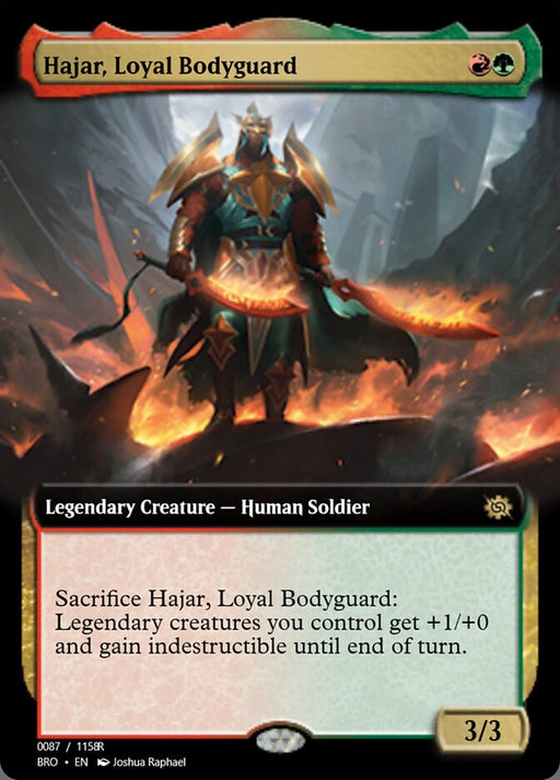 Hajar, Loyal Bodyguard - Legendary (Foil)