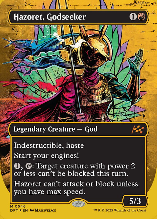 Hazoret, Godseeker - Borderless - Legendary - Inverted (Foil)