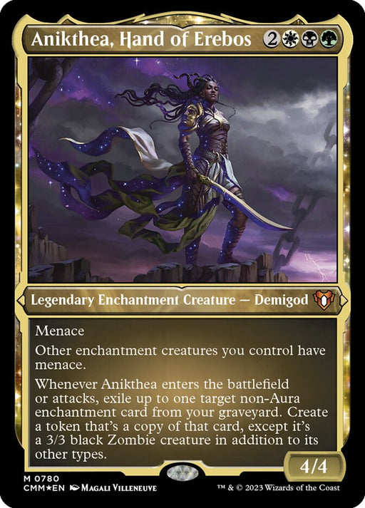 Anikthea, Hand of Erebos - Enchantment - Etched - Inverted - Legendary - Etched (Foil)