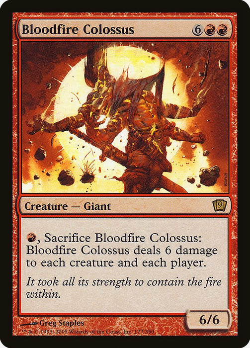 Bloodfire Colossus (Foil)