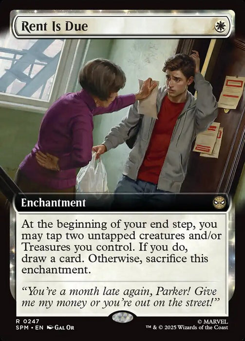 Rent Is Due - Enchantment - Extended Art (Foil)