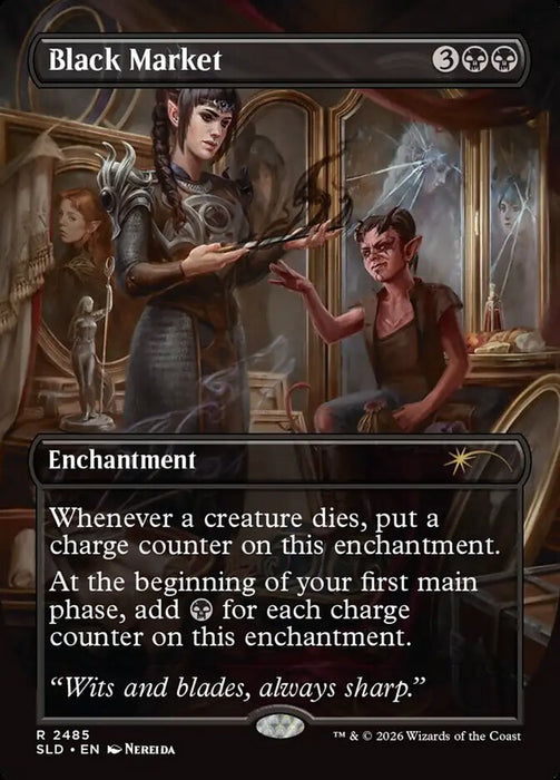 Black Market - Borderless - Full Art - Inverted