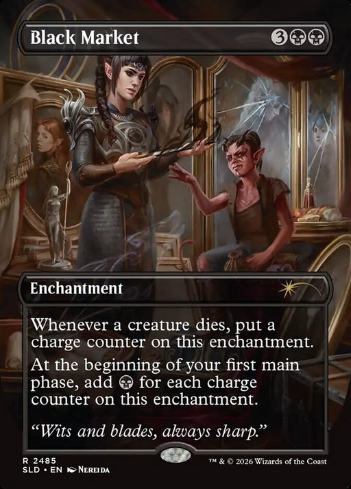 Black Market - Borderless - Full Art - Inverted (Foil)