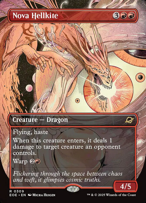 Nova Hellkite - Borderless - Full Art - Inverted