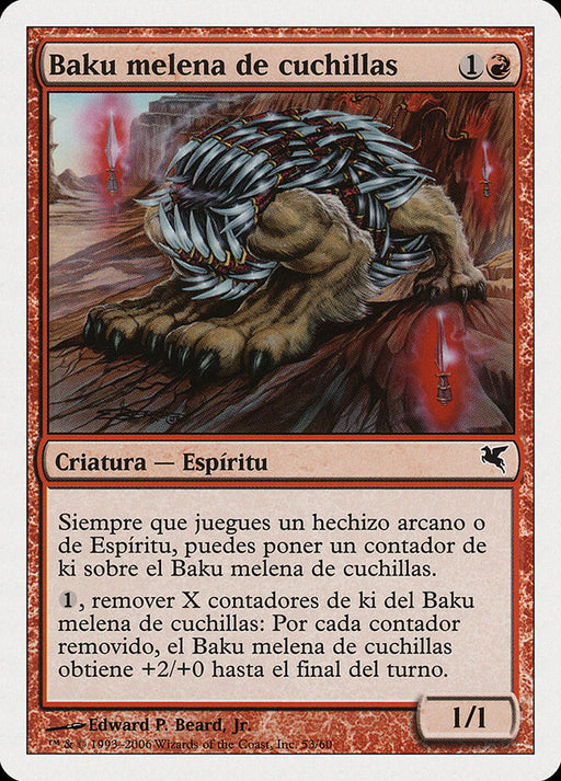 Baku melena de cuchillas - Blademane Baku
