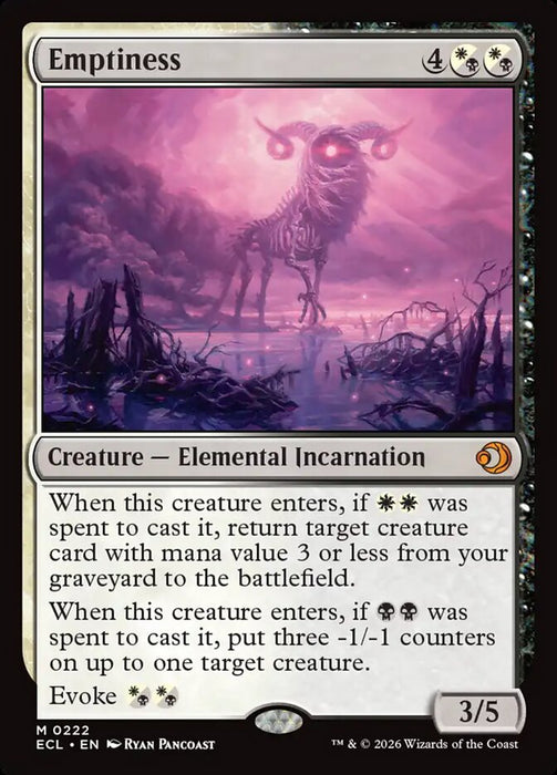Emptiness (Foil)