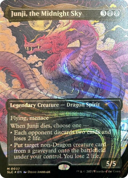 Junji, the Midnight Sky - Borderless - Full Art - Inverted - Legendary (Foil)