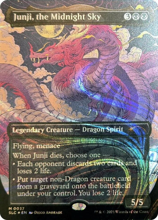 Junji, the Midnight Sky - Borderless - Full Art - Inverted - Legendary (Foil)