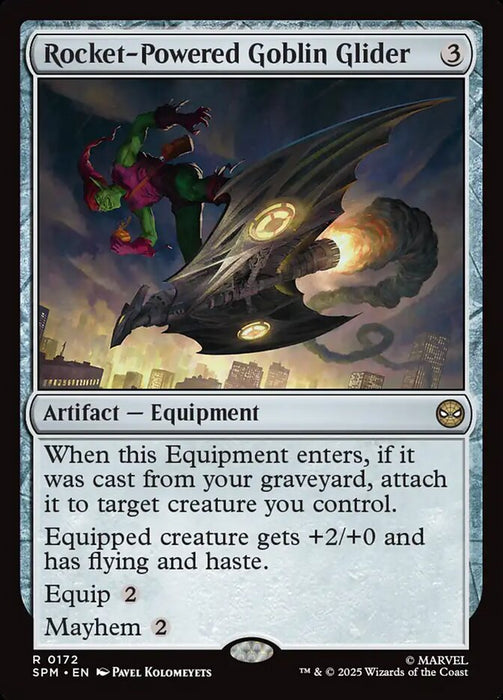 Rocket-Powered Goblin Glider (Foil)