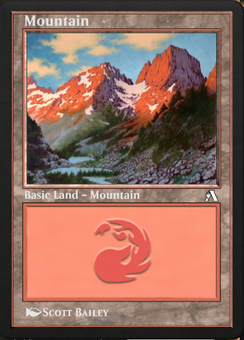 Mountain - Retro Frame