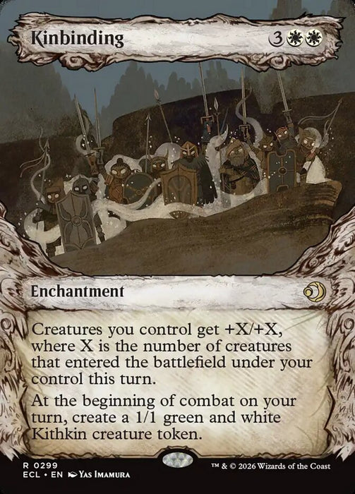 Kinbinding - Borderless - Enchantment - Showcase (Foil)