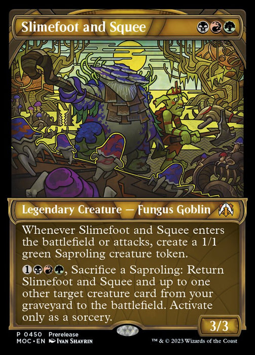 Slimefoot and Squee - Inverted - Legendary - Showcase (Foil)