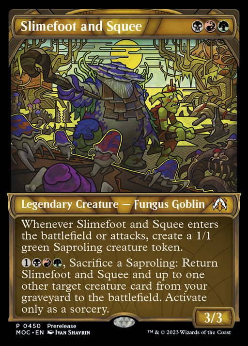 Slimefoot and Squee - Inverted - Legendary - Showcase (Foil)