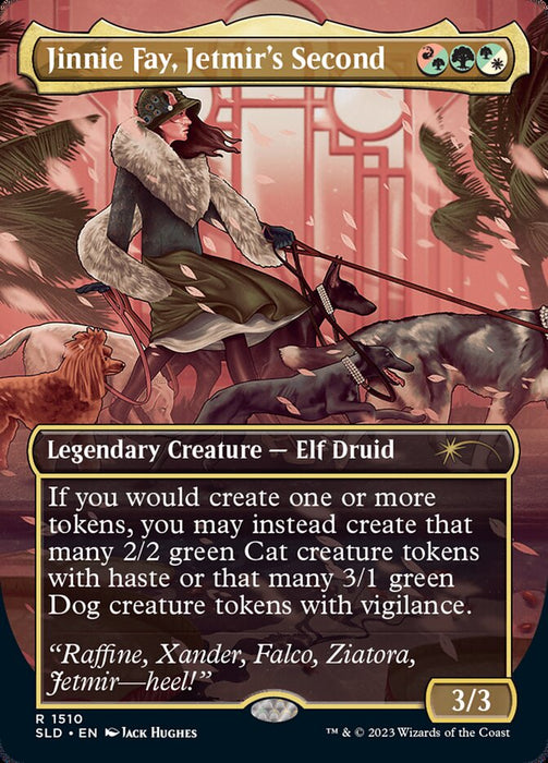 Jinnie Fay, Jetmir's Second // Jinnie Fay, Jetmir's Second - Borderless - Legendary - Inverted (Foil)
