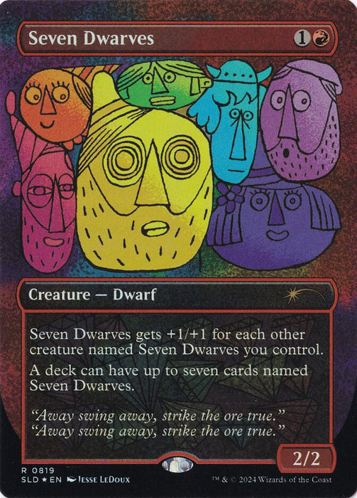 Seven Dwarves - Borderless - Inverted (Foil)