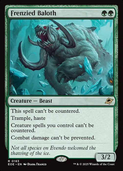 Frenzied Baloth (Foil)