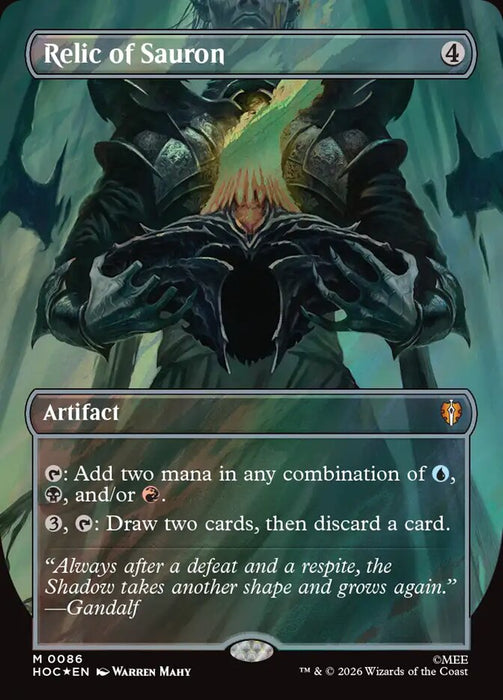 Relic of Sauron - Borderless - Surge Foil (Foil)
