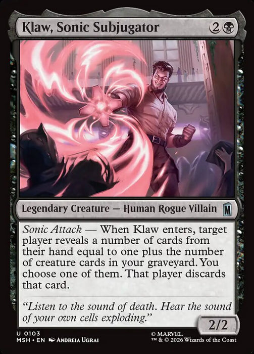 Klaw, Sonic Subjugator - Legendary