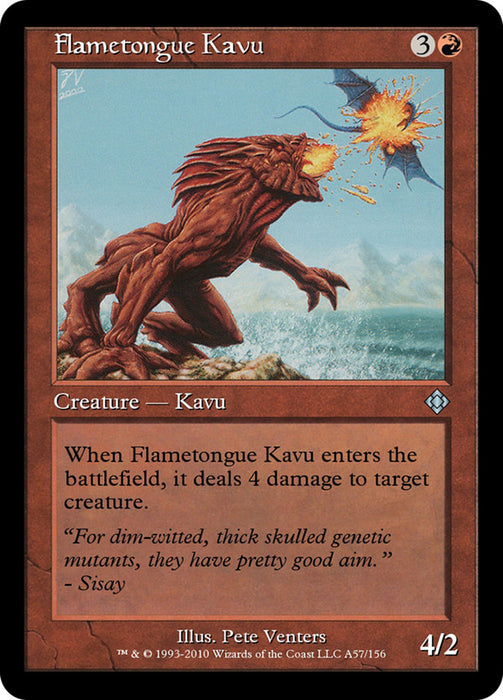 Flametongue Kavu - Retro Frame