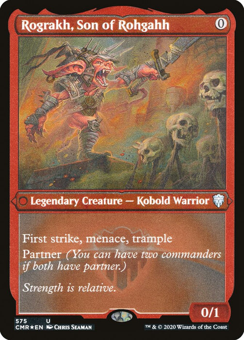 Rograkh, Son of Rohgahh - Etched - Inverted - Legendary - Etched (Foil)
