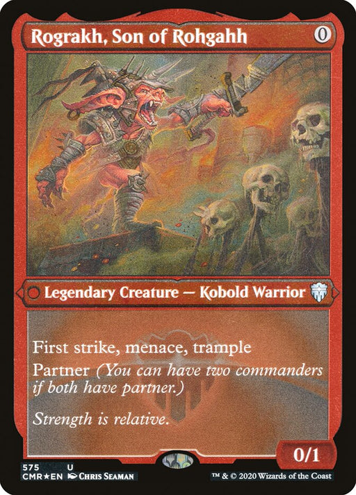 Rograkh, Son of Rohgahh - Etched - Inverted - Legendary - Etched (Foil)