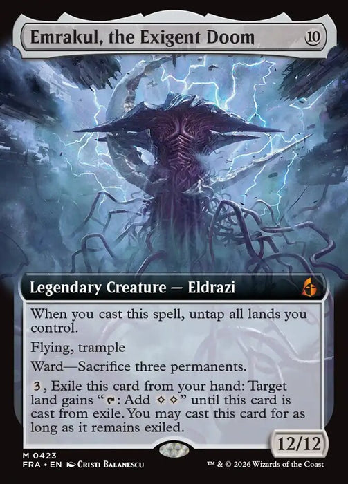 Emrakul, the Exigent Doom - Extended Art (Foil)