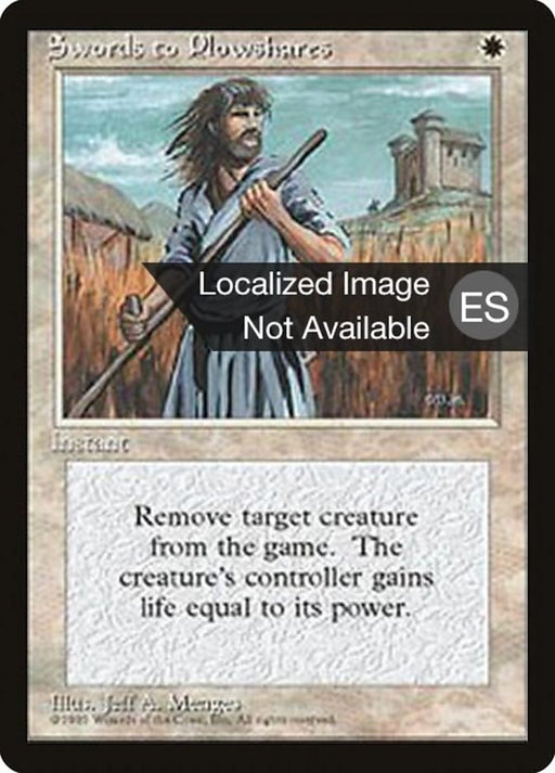 Espadas en guadañas - Swords to Plowshares