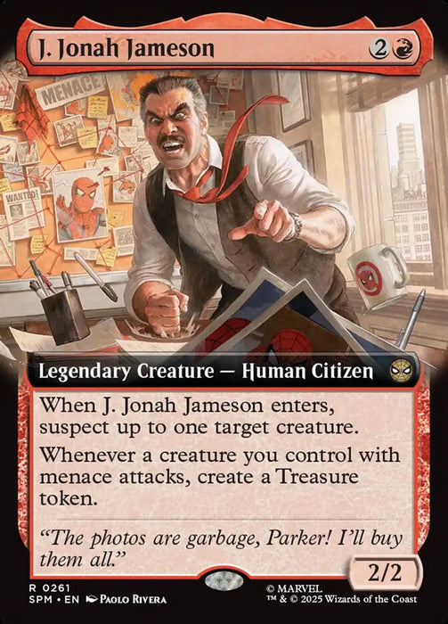 J. Jonah Jameson - Extended Art - Legendary (Foil)