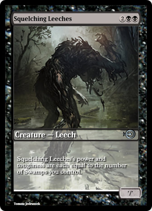 Squelching Leeches - Full Art (Foil)